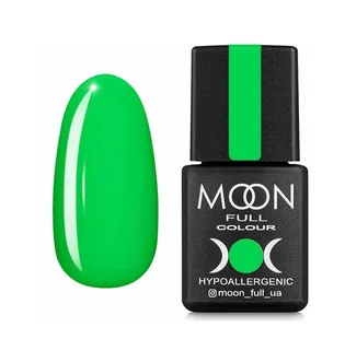 Гель-лак Moon Full Summer #633, ярко-зеленый, 8 мл