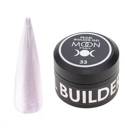Гель Moon Full для моделювання Perl Builder Gel #33, Рожевий кварц, 30 мл