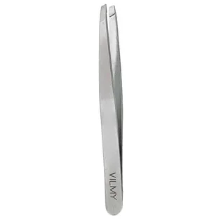 Angled Brow Tweezers Vilmy, silver
