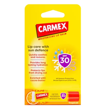 Лікувальний бальзам для губ Carmex Tropical Click, стік, 4.25 г