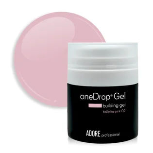 Гель для нарощування нігтів Adore Professional One Drop Gel №02 Ballerina Pink, 30 г