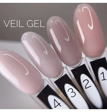 Гель для нарощування нігтів SAGA Professional Builder Gel Veil #01, 15 мл