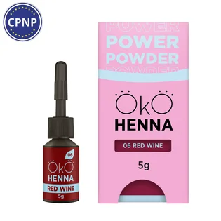 Хна для брів OKO Lash&Brow Power Powder, #06 Red Wine, 5 г