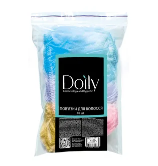 Пов'язки для волосся Doily, зі спанбонду, різнокольорові, 10 шт