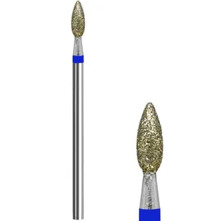 Алмазна насадка Mart, Свічка, Blue, 2.7×7.3 мм
