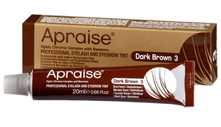 Farba do brwi i rzęs Apraise Dark Brown #3, 20 ml
