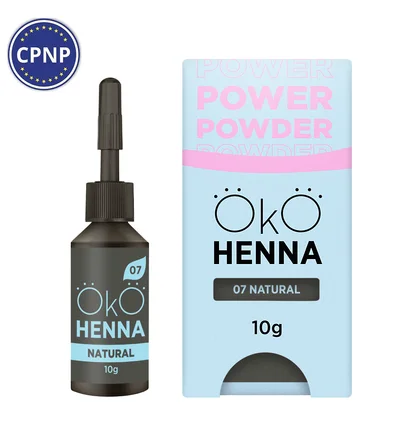 Хна для брів OKO Lash&Brow Power Powder, #07 Natural, 10 г