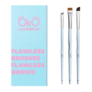 Набір пензликів OKO Lash&Brow Flawless Brows