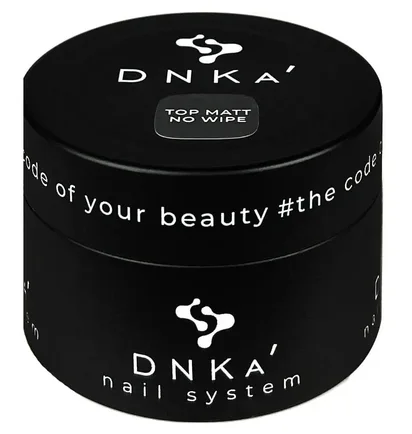 Матовий топ для нігтів без липкого шару DNKa' Top Matt No Wipe, 30 мл