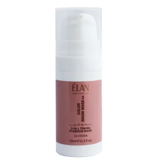 Maska tonująca do brwi Elan Color Brow 2.0, Cocoa #12, 10 ml