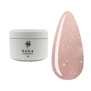 Гель для нарощування нігтів SAGA Professional Builder Gel Veil #17, 15 мл