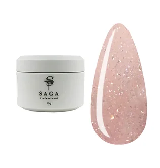 Гель для нарощування нігтів SAGA Professional Builder Gel Veil #17, 15 мл