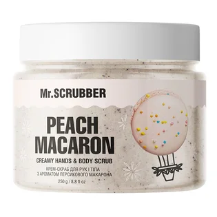 Крем-скраб для рук та тіла Mr.Scrubber, Peach Macaron, 250 г
