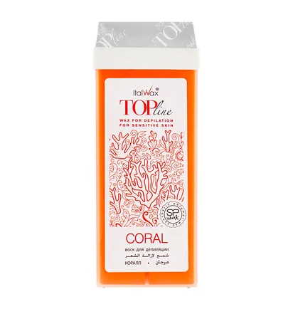 Wosk w kartridżu Italwax Top Formula, Coral, 100 g