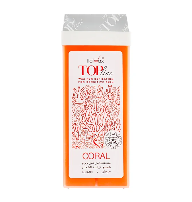 Wosk w kartridżu Italwax Top Formula, Coral, 100 g