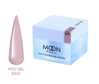 Полігель Moon Full для нарощування нігтів Poly Gel #SQ23, 30 мл