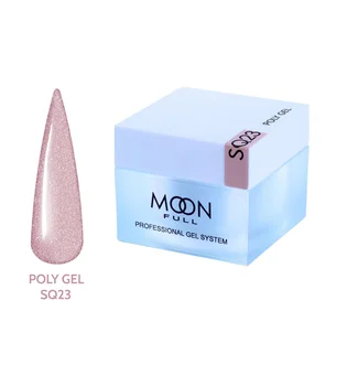 Полігель Moon Full для нарощування нігтів Poly Gel #SQ23, 30 мл