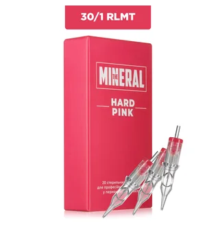 Набір картриджів для татуажу The Mineral 30/1 RLMT Hard Pink, 20 шт