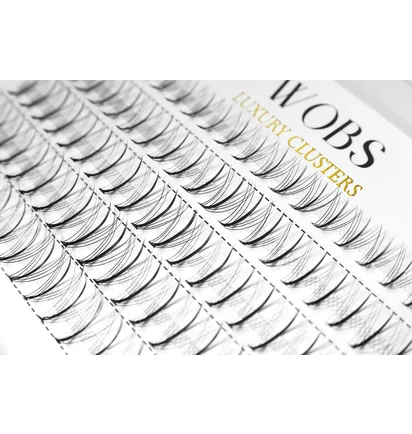 Накладні пучкові вії WoBs Crease Sunray Cross 10D, товщина 0.07, довжина 8-12 мм, 120 шт