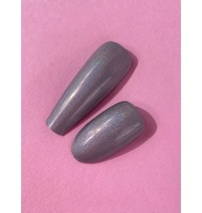 Гель-фарба для нігтів Luna Moon Holographic Metallic Gel, 5 мл