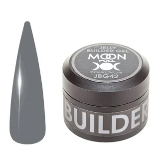 Żel-galaretka do przedłużania paznokci Moon Full Builder #42, szary, 30 ml