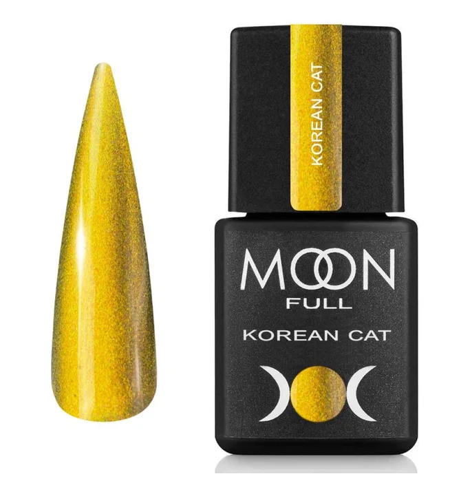 Гель-лак Moon Full Korean Cat #03, золотий, 8 мл