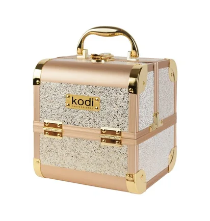 Кейс Kodi Professional для косметики, #33 Gold Opal, 210x185x185 мм