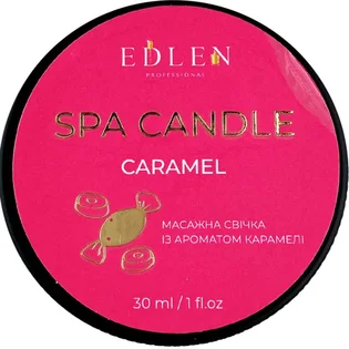 Massage candle Edlen Spa Candle, Caramel, 30 ml