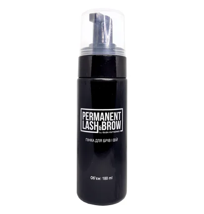 Очищувальна пінка для брів та вій Permanent Lash&Brow, 180 мл