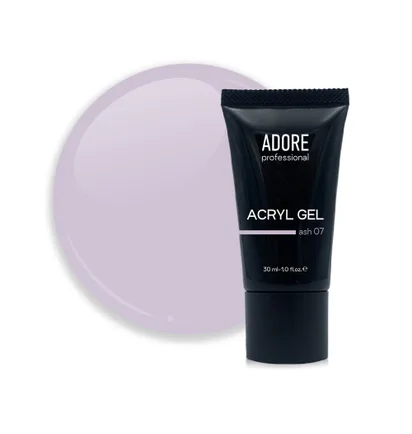 Камуфлюючий акрил-гель для нігтів Adore Professional №07 Ash, 30 мл
