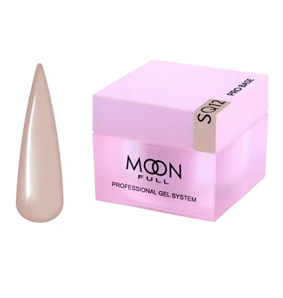 Gel Polish Base Moon Full Nude Pro #SQ12, 30 ml