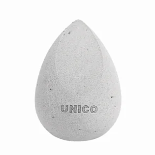Еко-спонж для макіяжу Unico Eco Sponge Soft, з кокосовою пудрою, сірий