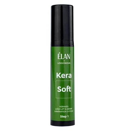 Средство для ламинирования бровей и ресниц ELAN x Logvinova Kera Soft Step 1, 10 мл