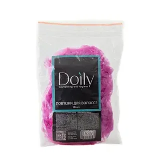 Пов'язка для волосся Doily, зі спанбонду, рожева, 10 шт