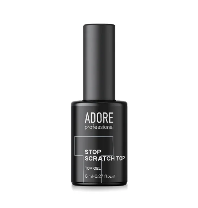 Топ надміцний для гель-лаку Adore Professional Stop Scratch Top Wipe UV, 8 мл