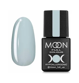 Гель-лак Moon Full Summer #627, біло-блакитний, 8 мл