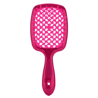 Гребінець для волосся Hollow Comb, малиновий
