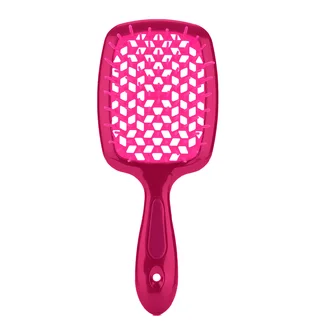Гребінець для волосся Hollow Comb, малиновий