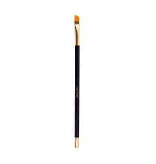 Skośny pędzel do farbowania brwi Nikk Mole Golden Black #14