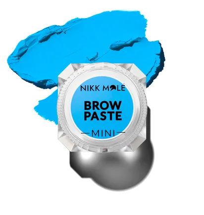 Паста для брів Nikk Mole Brow Paste Mini, Блакитна, 3.5 г