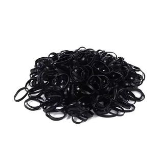 Disposable Hair Ties, black, 600 pcs