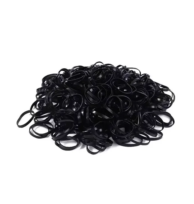 Disposable Hair Ties, black, 600 pcs
