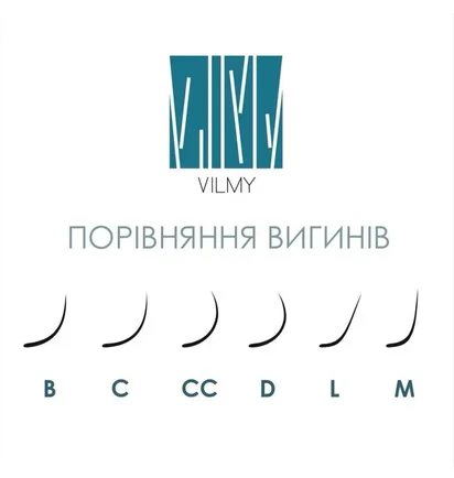 Mix Lashes Vilmy, curl C, thickness 0.10, length 4-7 mm, 20 lines