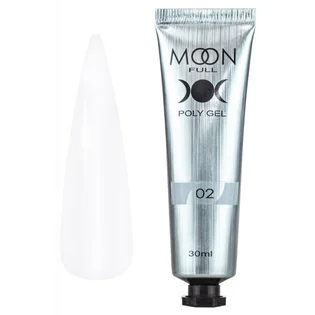 Полігель Moon Full для нарощування нігтів Poly Gel #02, 30 мл