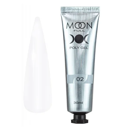 Полігель Moon Full для нарощування нігтів Poly Gel #02, 30 мл