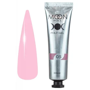 Полігель Moon Full для нарощування нігтів Poly Gel #05, 30 мл