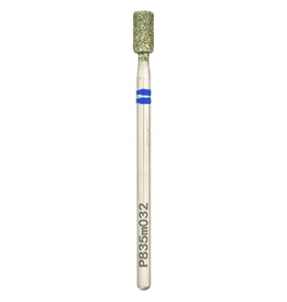 Diamond Nail Drill Bit Nisima, Cylinder P835m032, 3.2 mm, blue