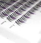 Накладні пучкові вії WoBs Fairy Lashes 20D, товщина 0.07, довжина 8-12 мм, фіолетові, 200 шт