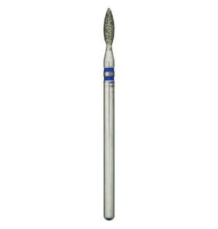 Diamond Nail Drill Bit Nisima, Flame P872m023, 2.3 mm, blue
