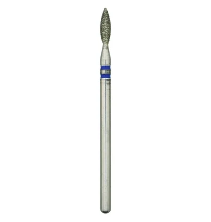Diamond Nail Drill Bit Nisima, Flame P872m023, 2.3 mm, blue